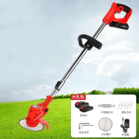 Electric mower Small multi-functional household weeder Rechargeable portable garden lawn machine lithium electric lawn mower