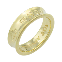 【二手名牌BRAND OFF】Tiffany & Co 蒂芬妮 18K 黃金 1837 戒指