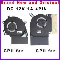 New Original Laptop CPU GPU Cooling Fan Cooler Radiator for ASUS ROG Strix Hero III G731GW G531GW G531LWS DC 12V 1.0A 4PIN