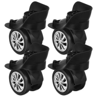4 Pcs Component Universal Wheel Travel Flatbed Accessories Replacement for Samsonite Luggage Plastic Suitcase