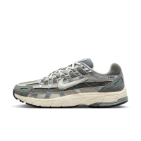 【NIKE 耐吉】P-6000 慢跑鞋 運動鞋 復古鞋 男鞋 女鞋 礦石灰 銀 麂皮(FN7509-029)