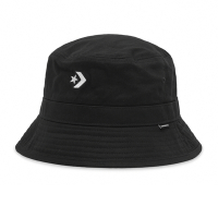Converse 漁夫帽 Classic Bucket 黑 筒狀 遮陽 男女款 撞星 刺繡 小標 穿搭 匡威 10008505A01