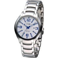 STAR 時代 時尚摩登仕女腕錶-藍-34mm