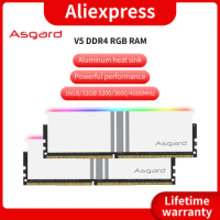 Asgard Valkyrie V5 series RGB RAM 16gb PC Memory RAM Memoria Computer Desktop DDR4 PC4 8gb*2 16gb 3200mHZ 3600Mhz DIMM RGB