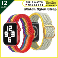 Dây đeo mềm đàn hồi, hai kiểu, dành cho Apple Watch Dòng 9, 8, 7, 1, 2, 3, 4, 5, 6, SE, Ultra 1, 2,