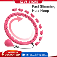 24 Sections Smart Sport Hoop Adjustable Thin Waist Gym Circle Ring Fitness Equipment Waist Easy Weig
