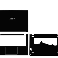 Customize Style 1x Top +1x Palmrest +1x Bottom Skin Pre-cut Stickers Case Cover Film For 2022-2023 MSI Modern 14