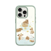 【RHINOSHIELD 犀牛盾】iPhone 14/Plus/Pro/Max SolidSuit MagSafe兼容 磁吸手機殼/水豚君(涼丰系列)
