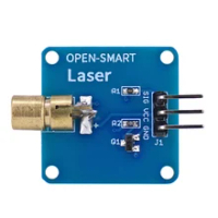 Mở Thông Minh 5V 3.3V 650nm Laser Cảm Biến 6Mm Laser Đỏ Dot Diode Đầu Đồng Với triode Hiện Tại Bộ Khuếch Đại Cho Arduino
