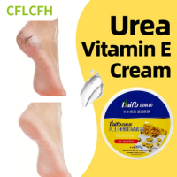 Anti Crack Drying Foot Urea Vitamin E Cream Cracked Feet Repair Dead Skin Removal Moisturizing Care Hand Heel Cracking Mask 120g