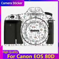 For Canon EOS 80D Camera Sticker Protective Skin Decal Vinyl Wrap Film Anti-Scratch Protector Coat EOS80D