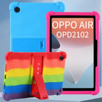 For OPPO Pad Air Tablet Silicone Cover 10.36-inch OPPO Air Tablet Stand Rubber Case