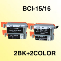 4x BCI15 BCI16 compatible ink cartridge for canon i70/i80/PIXMA iP90/PIXMA iP90V