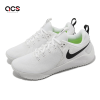 Nike 排球鞋 Wmns Zoom Hyperace 2 女鞋 男鞋 白 緩震 支撐 排羽球 運動鞋 AA0286-100