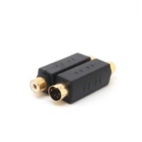 AV RCA Female Composite to 4pin 4-pin S-Video svideo Male Adapter Convertor cable
