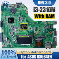 REV.3.0 For ASUS K54C Notebook Mainboard 60N9TMB1700 SR04S i3-2310M i3-2350M With RAM Laptop Motherboard Full Tested