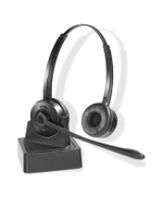 ชุดหูฟังมีไมค์แบบสองหูเชื่อมต่อกับบลูทูธรุ่นVT9600BT Dual สีดำ