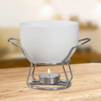 Ceramic Fondue Set Ceramic Hot Pot Cheese Melting Pot Chocolate Pot for