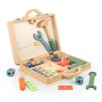 【ChingChing 親親】木製玩具 手提工具箱組(MSN20016)