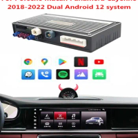 Android Box for For Porsche Cayenne Mancan Panamera 2018 2019 2020 2021 Original Car Dual android 12 update Carplay 360 camera