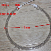 round heating tube for Heating Element Bulb Oven Convection Round glass Heating Tube with Round Tungsten Wire Glass Heating