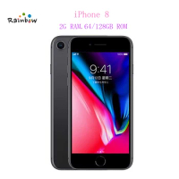 For PE Original Apple iPhone 8 4.7 Inch Hexa Core 2GB RAM 64GB ROM 1821mAh iOS Touch ID Mobile Phone