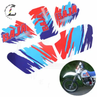 Motorcycle Decals For Honda XR250 Baja250 Baja XR 250 Dirt Bike Decal Complete Graphic Sticker Off-road Sticker Fuel Tank