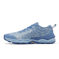 【MIZUNO 美津濃】WAVE DAICHI 8 GTX 女款 慢跑鞋 淺藍白灰(J1GK245671)