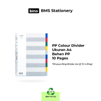 Bantex PP Colour Divider Ukuran A4 (10 pages) #6010 00