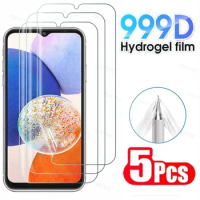5Pcs Hydrogel Film for Samsung Galaxy A25 A15 A35 A55 A05 A05s A54 A34 A24 A14 A04s Screen Protector Film No Tab Active5