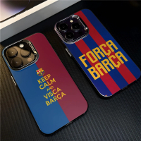 FC Barcelona เคส iPhone, เข้ากันได้กับ 17 Pro Max, 16, 15, 14, XR, 13, 11, 12 Pro Max, 8, 7, 6, 6S P