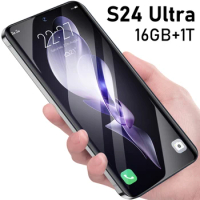 Mobile Phones S24 Ultra 7.0 HD SmartPhone Original 4G/5G Dual Sim Card 6800mAh 16GB+1TB Android Cellphones 48MP+72MP Celulares