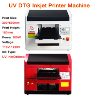 LY A3+ 3050 Full Automatic Flatbed Photo UV DTG Inkjet Printer Machine USB Infrared Ray Measure Work Size 300mm*500mm 110V 220V