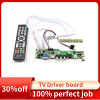 New TV56 Control Board Monitor Kit for LTN133AT09 TV+HDMI+VGA+AV+USB LCD LED screen Controller Board Driver