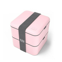 分隔飯盒 法國monbento 雙層方形健身分格盒保鮮日式便當盒微波爐加熱飯盒 曼慕衣櫃