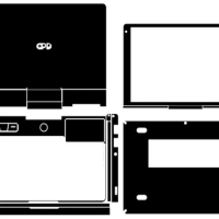 Special Design 4PCS Skin Sticker Cover Case Film For GPD WIN 2 6" Handheld Gaming GPD Pocket 3
