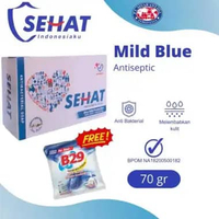 Beli SEHAT PERISAI BIRU Sabun Batang Gratis B29 Deterjen Watersolution 20gr