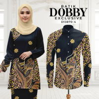 Durable (4 METER!) MODERN BATIK PAIR FABRIC VIRAL DOBBY SILK PRINTED BY ZALEHA TEXTILES BATIK UNIFOR