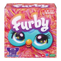 【ToysRUs 玩具反斗城】Furby 菲比小精靈 電子互動絨毛玩偶 -珊瑚橘色
