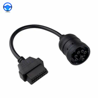 Hot Selling Deutsch J1939 9pin to 16pin Truck Cable J1939 9 pin to OBDII/OBD2 16 PIN Female diagnosctic tool connector