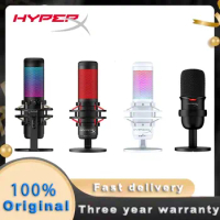 Original HyperX QuadCast S Microphone QuadCast USB Condenser Microphone SoloCast USB Mikrofon DuoCast MikrofonFor PC PS4 PS5