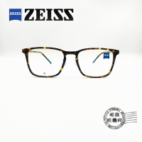 ◆明美鐘錶眼鏡◆ZEISS 蔡司 ZS22705LB 242/玳瑁方形大鏡面鏡框/鈦鋼光學鏡架
