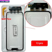 100% AAA quality With OCA For Apple Iphone 13 mini pro Max 13P Touch Screen Digitizer Front Glass Lens Outer Panel Flex