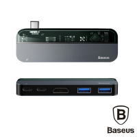 BASEUS倍思 透明系列單頭Type-C轉Type-C/USB/HDMI影音轉接器