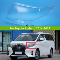 For Toyota Alphard 2014 2015 2016 2017 Car Accessories Dust Headlights Cover Glass Shell
