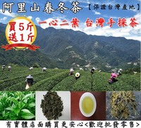 興雲網購【台灣茶阿里山茶葉 932-044】 春茶 冬茶 金萱烏龍茶 青茶 手採茶 茶葉 茶包買5斤送1斤