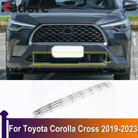 For Toyota Corolla Cross 2019-2021 2022 2023 Chrome Front Bottom Bumper Grille Grid Racing Grill Cover Trim Car Accessories