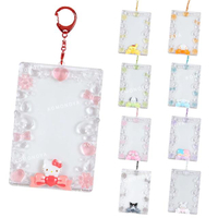小禮堂 Sanrio 三麗鷗 透明滴膠拍立得小卡套 L (偶像應援) Kitty 帕恰狗 酷洛米