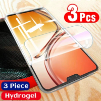 3PCS For VIVO V23e V23S V20 SE V21e V17 V19 V15 Pro Full Glue Hydrogel Film For VIVO X50 X30 X60 X70 Screen Protector