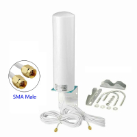 High Gain12dBi Dual SMA Male 698-2700MHz 3G 4G LTE Outdoor Antenna for Mobile Cell Phone Cellular 4G LTE Router Modem Gateway